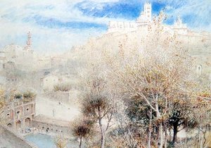 La Fonte Branda, Siena de Albert Goodwin