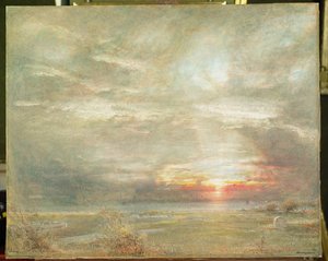 Venecia desde el Cementerio Hebreo de Albert Goodwin