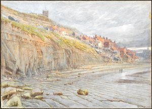 Whitby (acuarela con tinta) de Albert Goodwin