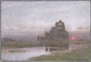 Abadía de Whitby de Albert Goodwin