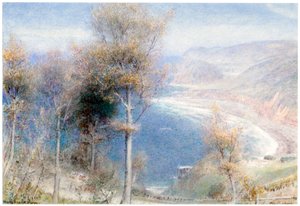 Woody Bay, Devon, 1905 de Albert Goodwin