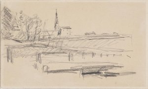 Kronborg visto desde el oeste de Albert Gottschalk