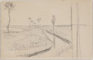 Paisaje con Foso o Canal Profundo