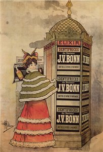 Elixir-Dentífricos del Doctor J. V. Bonn, 1893 de Albert Guillaume