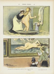 Ilustración para Le Rire de Albert Guillaume