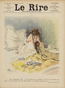 Ilustración para Le Rire de Albert Guillaume