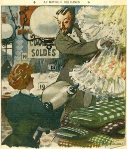 Ilustración para la revista "Le Rire" 15 dic 1906 (impresión) de Albert Guillaume