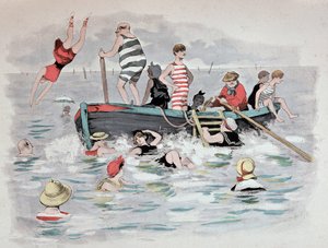 La barca de Dante en “Etoile de mer”. A. Guillaume. Ediciones Simonis Empis, París de Albert Guillaume