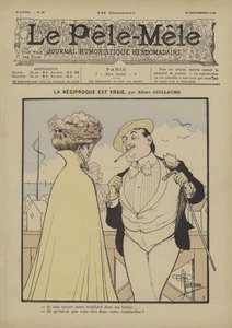 La recíproca es verdadera. Ilustración para Le Pele-Mele, 1900