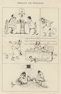 Durante los calores de Albert Guillaume