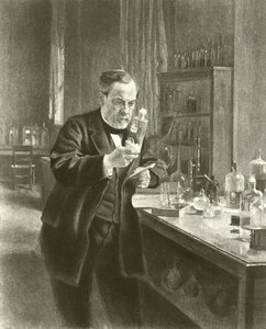 Dr. Louis Pasteur en su laboratorio de Albert Gustaf Aristides Edelfelt