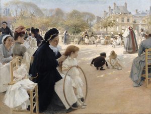 Los Jardines de Luxemburgo, París