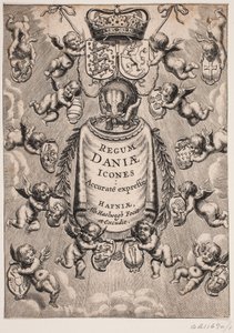 Portada de "Regum Daniæ Icones", 1646 de Albert Haelwegh