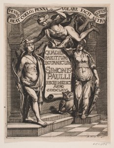Portada de Simon Paulli, "Quadripartitum Botanicum", 1667 de Albert Haelwegh