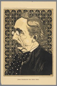 Johan Braakensiek puerta Albert Hahn (título sobre objeto) de Albert Hahn (I)