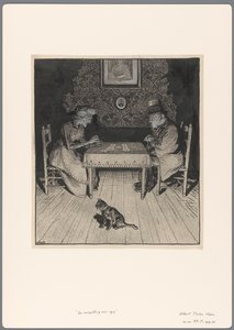 Proyecto de caricatura política: La predicción para 1917 de Albert Hahn (I)