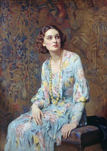 Retrato de una dama (óleo sobre lienzo)