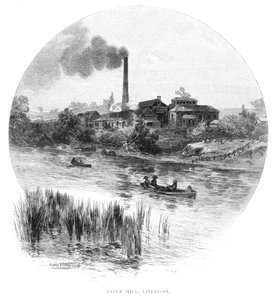 Fábrica de papel, Liverpool, Nueva Gales del Sur, Australia de Albert Henry Fullwood