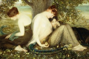 Jardín de las Hespérides, c.1900 (óleo sobre lienzo)