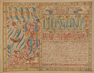 Fraktur de Albert J. Levone