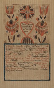 Certificado de Nacimiento Alemán de Pensilvania, c. 1936 de Albert J. Levone