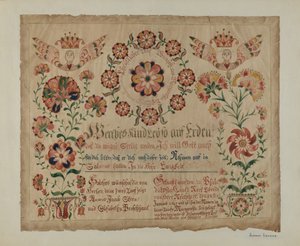 Certificado de Nacimiento Alemán de Pensilvania, c. 1940 de Albert J. Levone