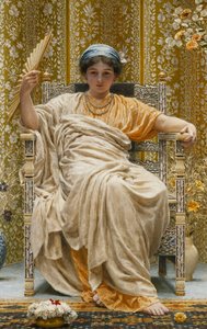 Una ensoñación - Una mirada de tristeza en un rostro tranquilo - Ella no tiene preocupaciones - Una cosa hereditaria en la raza, viene sin previo aviso, y se repetirá hasta que la muerte coloque su sonrisa donde ahora se encuentra de Albert Joseph Moore