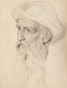 Estudio para la cabeza de Elías, 1860-61 de Albert Joseph Moore