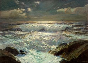 The Longships Light (óleo sobre lienzo)