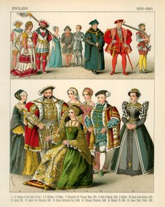 Traje inglés 1500-1550