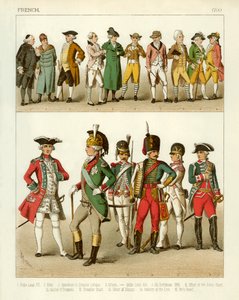 Traje francés 1700 de Albert Kretschmer