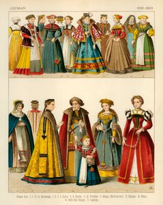 Traje Alemán 1550-1600 de Albert Kretschmer