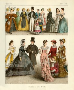 Trajes alemanes 1834-1881 de Albert Kretschmer