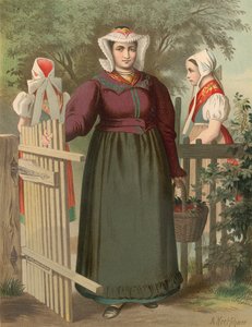 Traje alemán, Preussen (Provinz Schlesien), Tannhausen de Albert Kretschmer