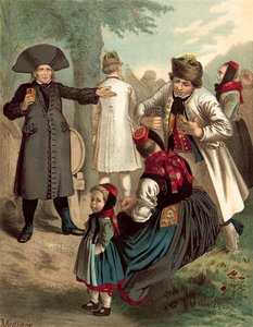 Traje alemán, Thur-Hessen y der Schwalm de Albert Kretschmer
