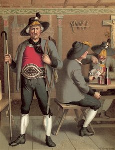 Traje alemán, Tirol Billerthal de Albert Kretschmer