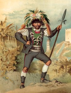 Traje alemán, Tirol, Weinhuter von Meran de Albert Kretschmer