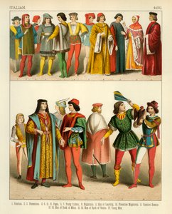 Traje italiano 1400