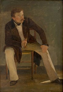 El pintor Constantin Hansen de Albert Küchler