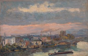A lo largo del Sena (Rouen) de Albert Lebourg