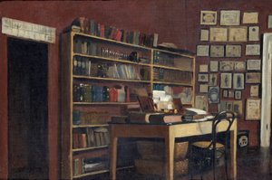 Esquina del estudio de Sir Richard Burton, 1889 de Albert Letchford