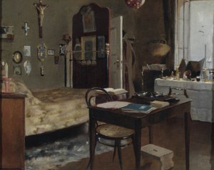 Interior del Dormitorio de Sir Richard Burton de Albert Letchford