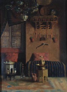 Sala de fumar de Sir Richard Burton, 1889 de Albert Letchford