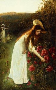 Recogiendo flores de Albert Lynch
