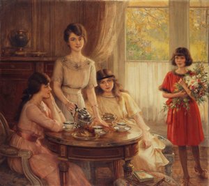 Hora del té de Albert Lynch