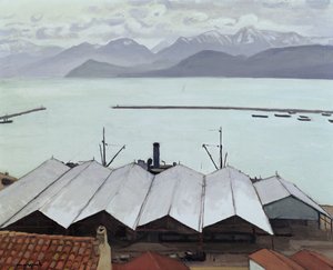 Bougie, Puerto de Argelia (óleo sobre lienzo)