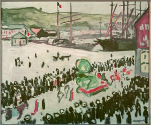 Carnaval en la playa de Albert Marquet