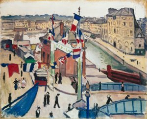El 14 de julio en Le Havre de Albert Marquet