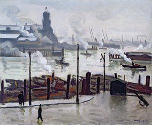 Puerto de Hamburgo de Albert Marquet