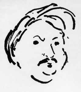 Honore de Balzac (litografía) de Albert Marquet